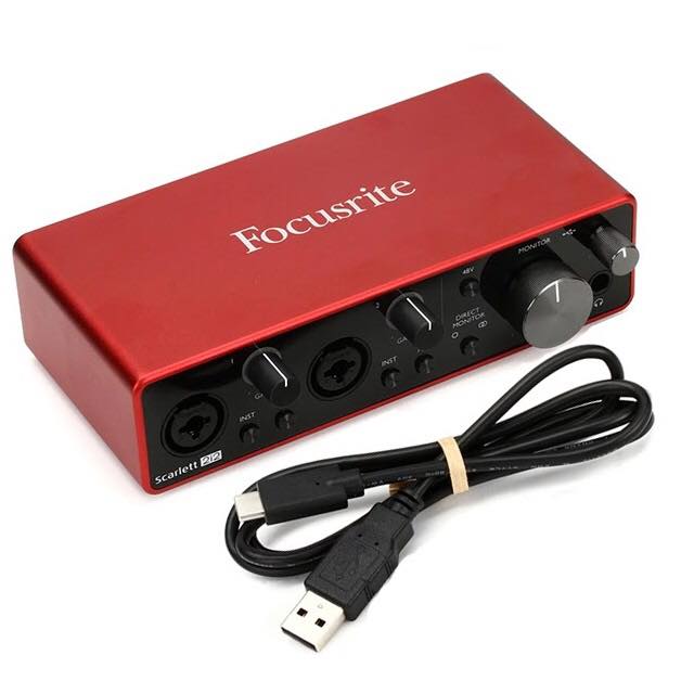 Sound card Focusrite Scarlett 2i2 Gen 3 chính hãng
